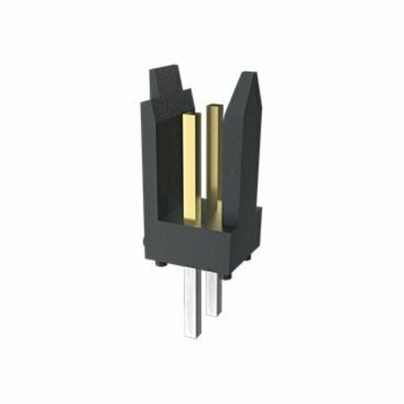 FCI Board Connector, 11 Contact(S), 1 Row(S), Male, Straight, 0.1 Inch Pitch, Solder Terminal, Locking,  76384-311LF